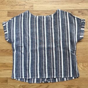Striped Linen Top